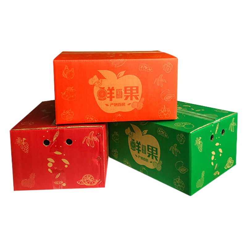 Five-layer super hard fruit carton spot wholesale fruit carton e-commerce express box 3/5/10/15kg