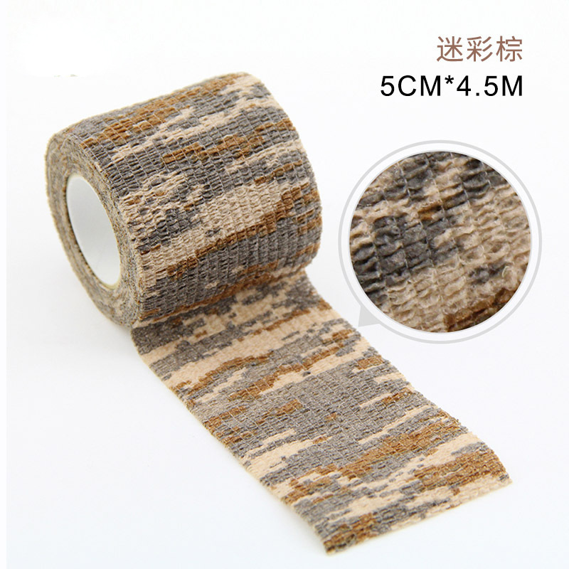 Picture of Factory Direct Sales Outdoor Camouflage Bandage Non-Woven Self-Adhesive Elastic Bandage Camouflage Bandage Available for Wholesale