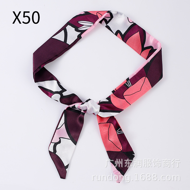 Picture of Gift Box Silk Scarf Straps, Narrow and Long Bags, Silk Scarf, Headband, Streamer Scarf with Decorative Small Silk Scarf Wholesale