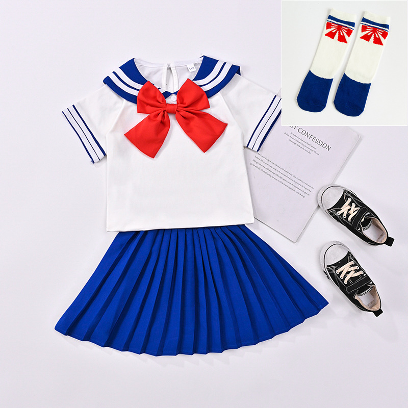 Picture of Children's Autumn Suit Sailor Moon Cosplay Stage Catwalk Water Ice Moon Dress Female Performance Clothing K-Style