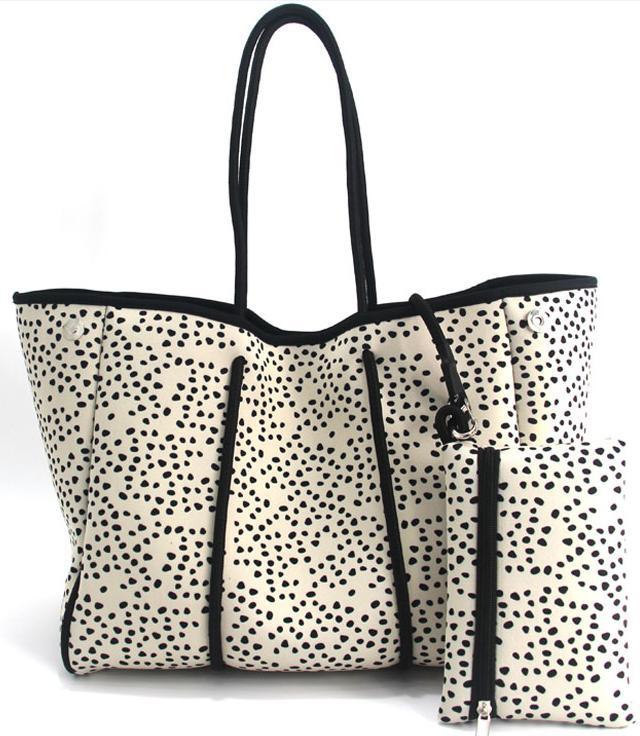 Picture of Diving Material Perforated Beach Bag European and American Fashion Portable Shoulder Strap Mother Bag Outdoor Casual Bag Portable Women's Bag for Women