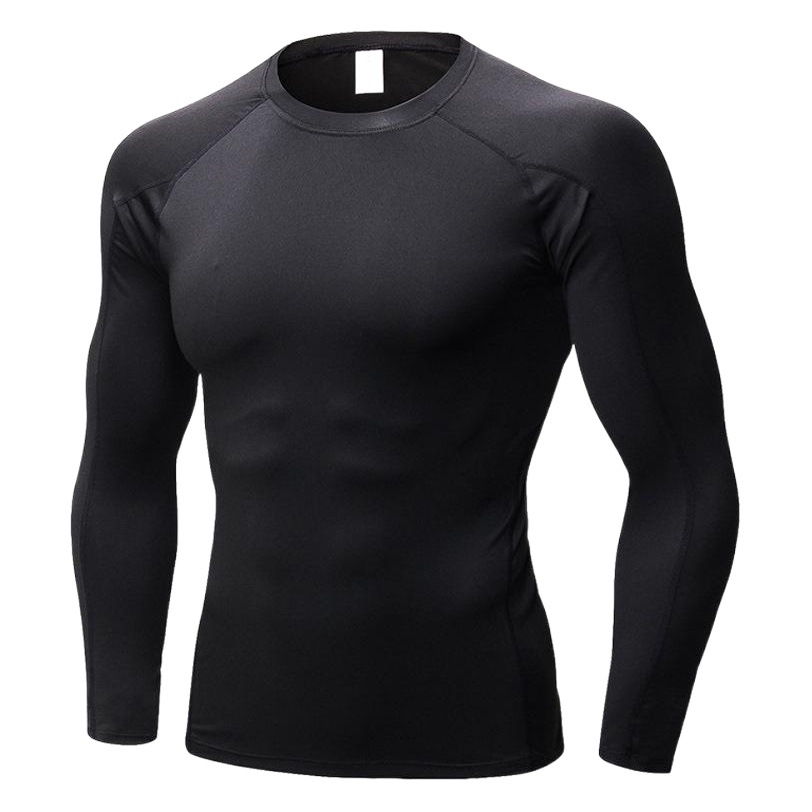 Men PRO Tight Fitness Running Training T-Shirt Amazon Stretch Quick Dry Long Sleeve Shirt Clothes 1059