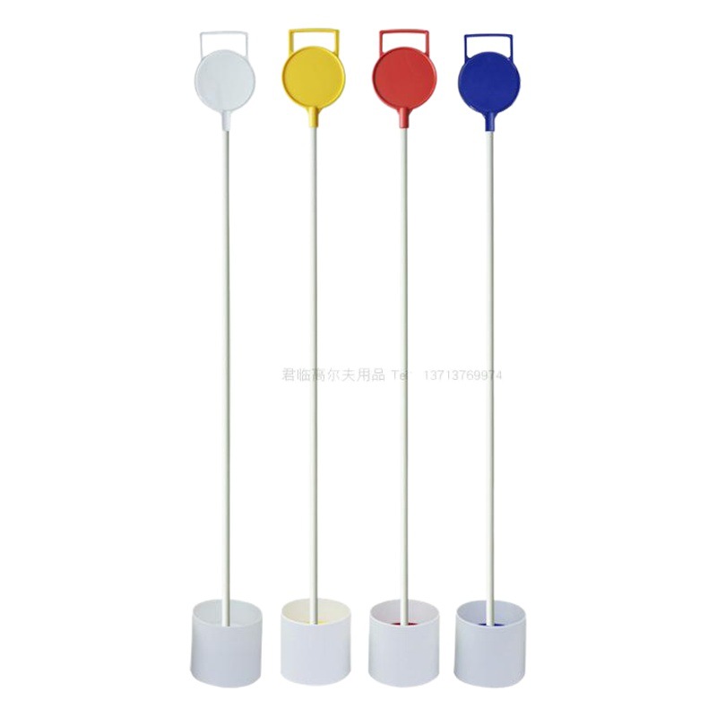 Golf course green flag set flag plastic hole cup golf course supplies flag 4 colors for selection