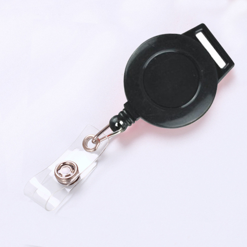 Picture of Autumn Rain 15mm Ribbon Square Ear Plastic Easy Pull Buckle Certificate Lanyard Easy Pull Breast Card Telescopic Buckle Telescopic Buckle