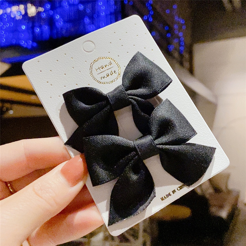 Picture of Children's Hairpin Headdress Little Girl Head Flower Cute Wig Braid Performance Bow Hairpin New Year's Eve Hair Accessories