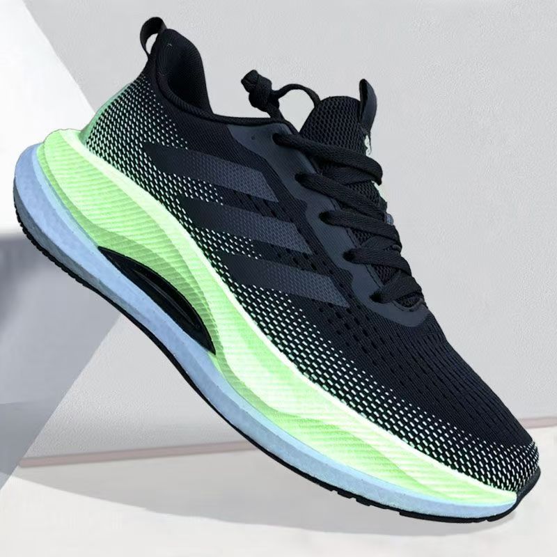 Men's Shoes Breathable Mesh sneaker Men's Summer Thin Rebound Shock Absorbing Running Shoes for Teenagers and Students