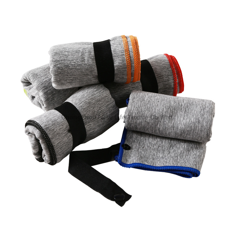 Cationic double-sided fleece sports towel absorbent sweat-absorbent quick-drying towel microfiber quick-drying outdoor beach towel