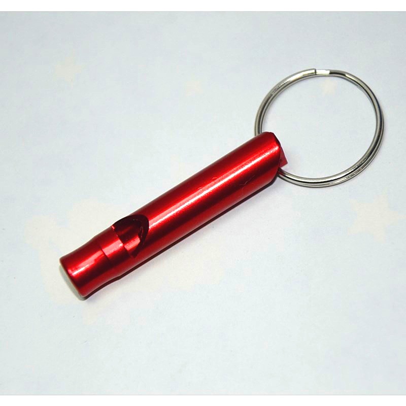 Picture of Small Aluminum Alloy Whistle Lifesaving Whistle Referee Training Whistle Outdoor Portable Aluminum Alloy Whistle