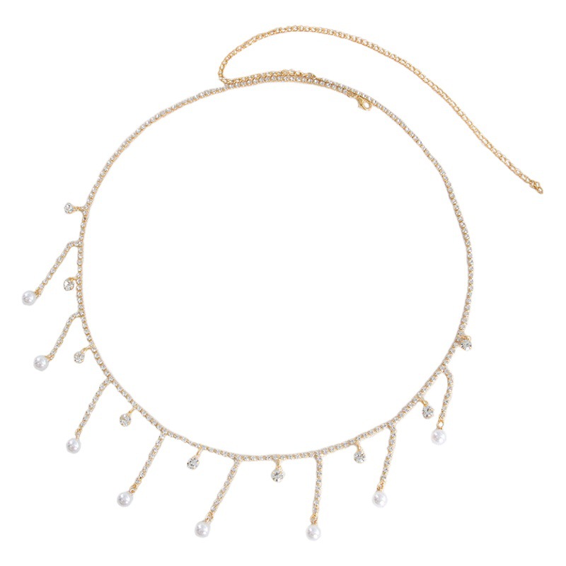 Sexy Hot Girl Waist Chain Sweet Cool Girl Pendant Body Chain Didi Belly Chain with Jeans Tassel Waist Jewelry