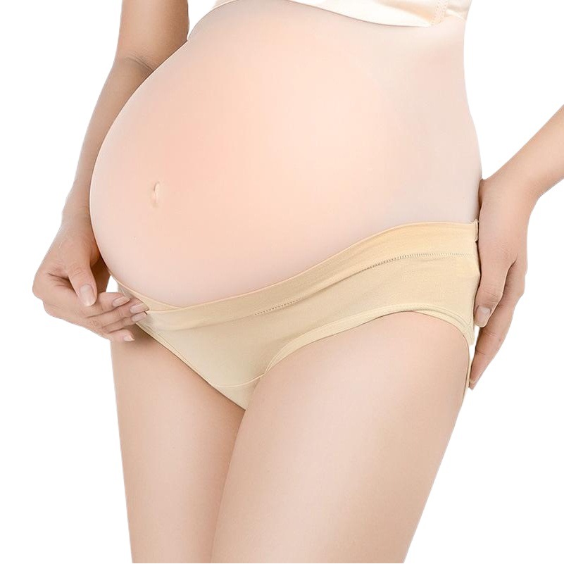 Large size pregnant women's underwear U-shaped low waist belly support seamless fashion avant-garde pregnant women's underwear source Manufacturers Cotton