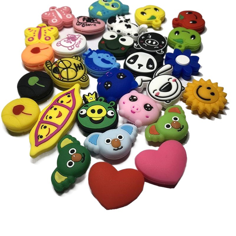 Ready-Made Silicone Cartoon Shock Absorbers, Animal-Shaped Tennis Racket Shock Absorbers, Environmentally Friendly, Cute, Portable, Shock-Proof, Mini