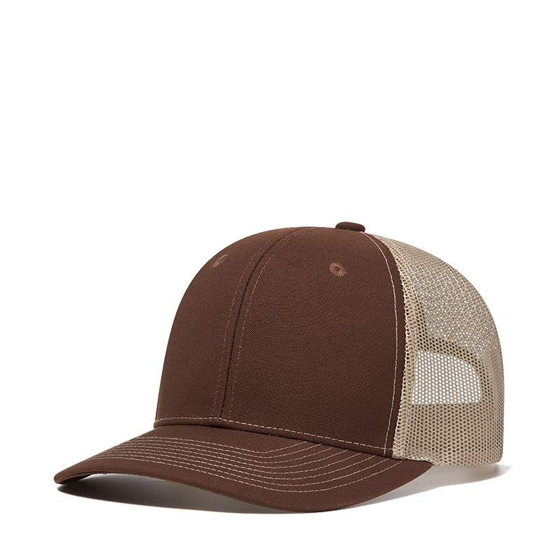 Picture of Wish Micro Bend Hat Rim Truck Hat Men's Outdoor Sun Shading Net Hat Mountaineering Fishing Truck Drivers Hat