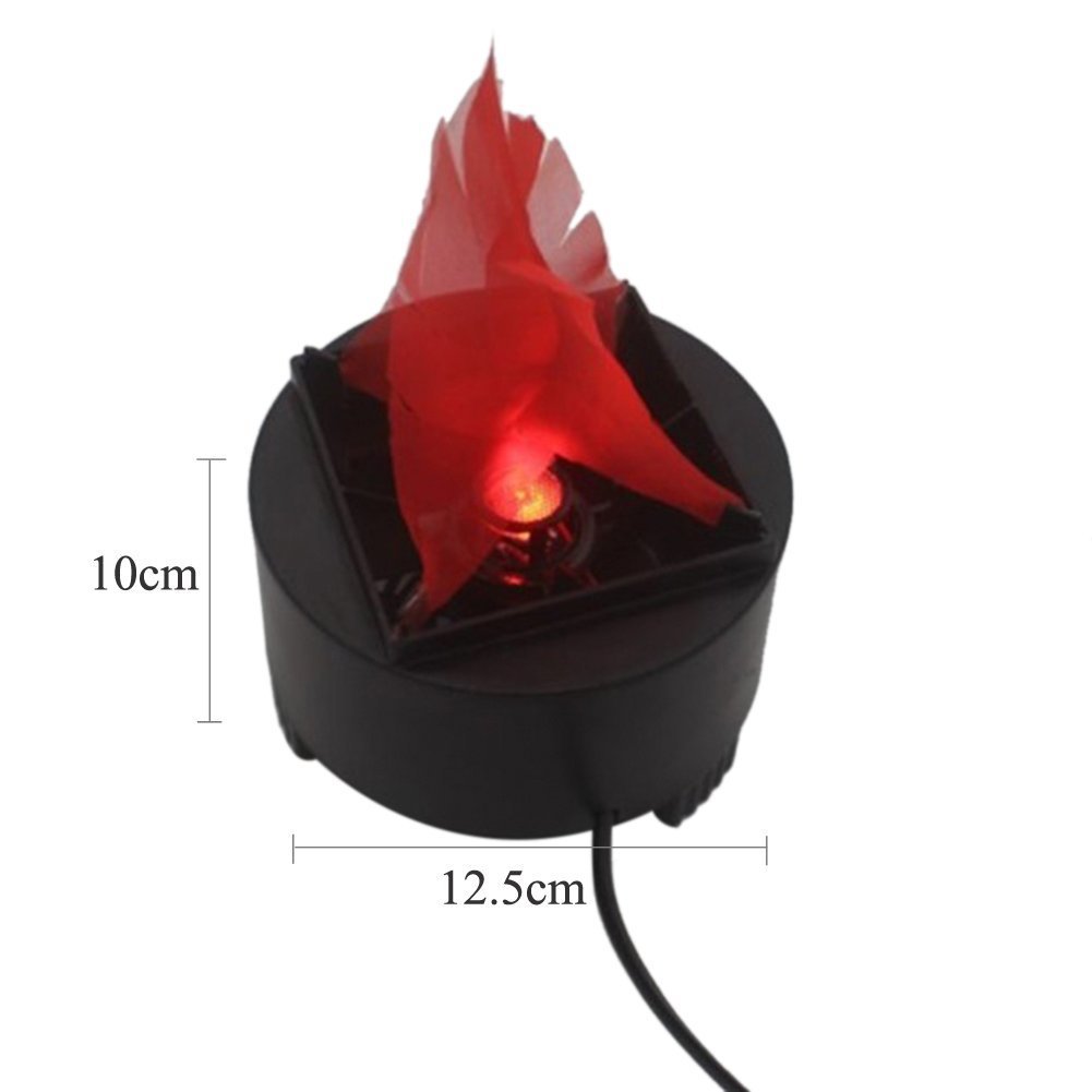 Picture of LED hanging simulation flame lamp Halloween decoration bonfire electronic brazier light bar KTV hanging light props