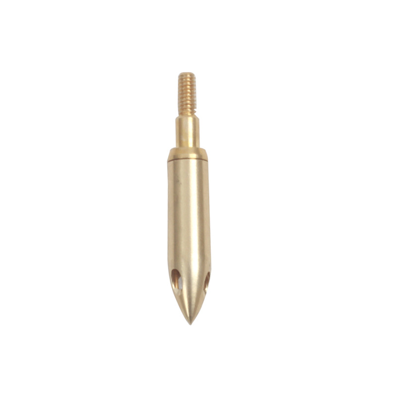 Picture of Factory Direct Supply of Copper Whistle Arrowhead Threaded Target Head Copper Whistle Whistle Arrowhead Compound Recurve Bow and Arrow Archery Equipment