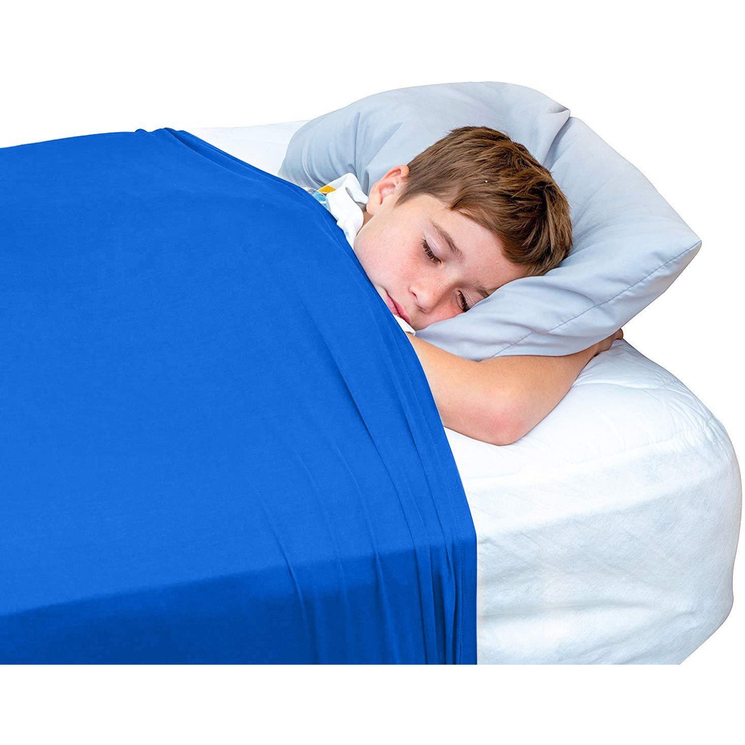 Picture of Amazon cross-border bed set children's sensory compression sheets elastic breathable pressure relief SENSORYBLANK