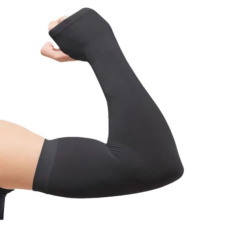Picture of Summer sun protection oversleeve men's plus size loose ice sleeve length driving arm protection outdoor riding oversleeve