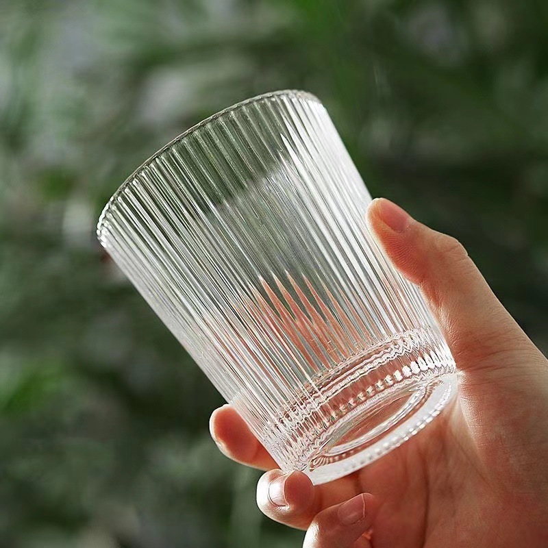 Picture of Hotel Hotel Guest Room Glass Mouthwash Cup Restaurant Vertical Pattern Water Cup Beer Cup Commercial Household Tea Cup Thick Glass