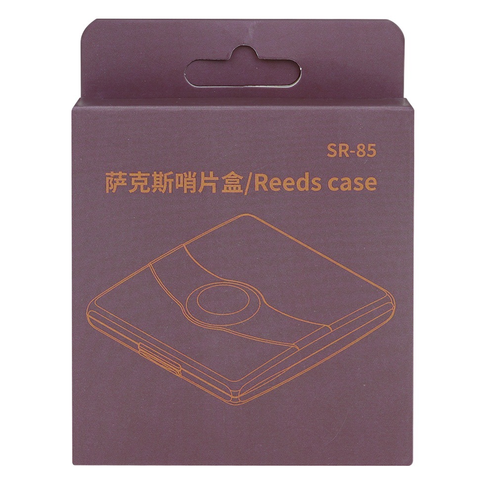 8 Pack Plastic Saxophone Whistle Box Clarinet Whistle Storage Box Double-sided Storage Reed Protection Box