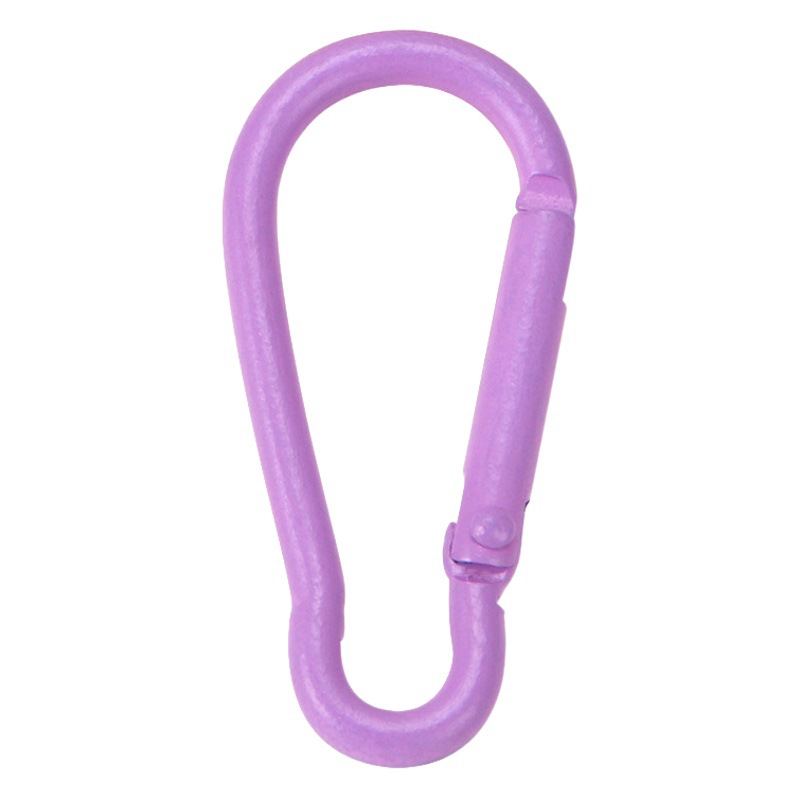 Color paint No. 5 gourd-shaped carabiner aluminum alloy jewelry accessories hand-adjusted water bottle keychain