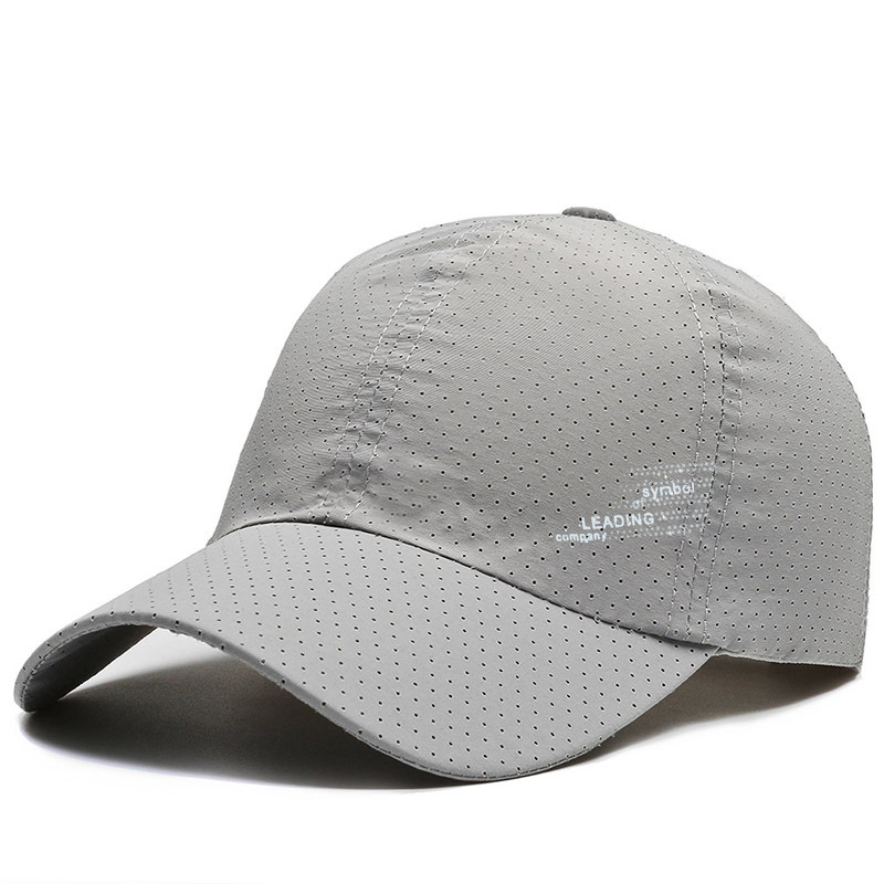 Picture of Hat summer new breathable perforated quick-drying cap men's fishing sunscreen baseball cap riding travel sports cap
