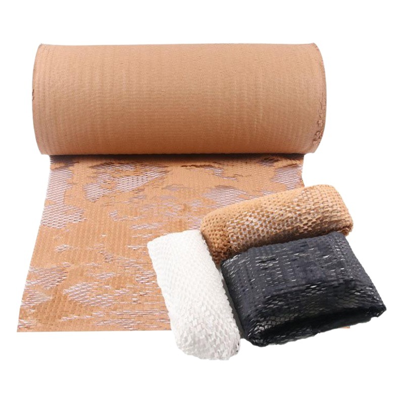 Manufacturer's Direct Cross-Border Supply of Pure Wood Pulp Virgin Kraft Paper Honeycomb Mesh for Express Packaging, Cushioning and Shock-Absorbing Honeycomb Paper