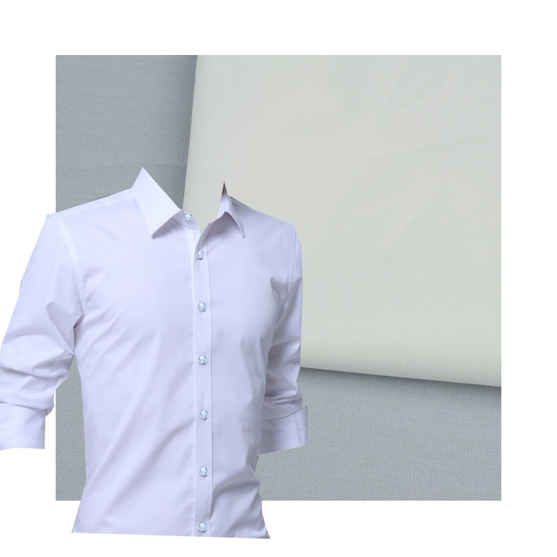 Pure Cotton Poplin Fabric Shirt Lining Fabric Business Professional Shirt Fabric Free Sample