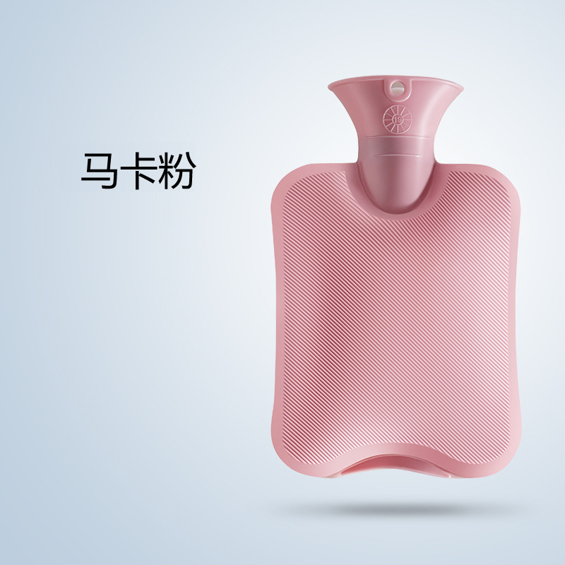 Picture of Hot water bag water injection women's hot compress belly warming water bag portable irrigation hand warmer flushing small size warm handbag cute