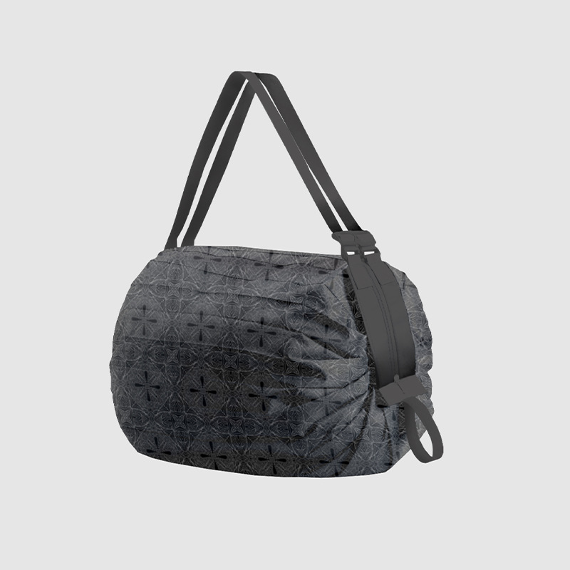 Picture of Foldable shopping bag travel shoulder portable thick large grocery shopping bag supermarket green shopping bag wholesale