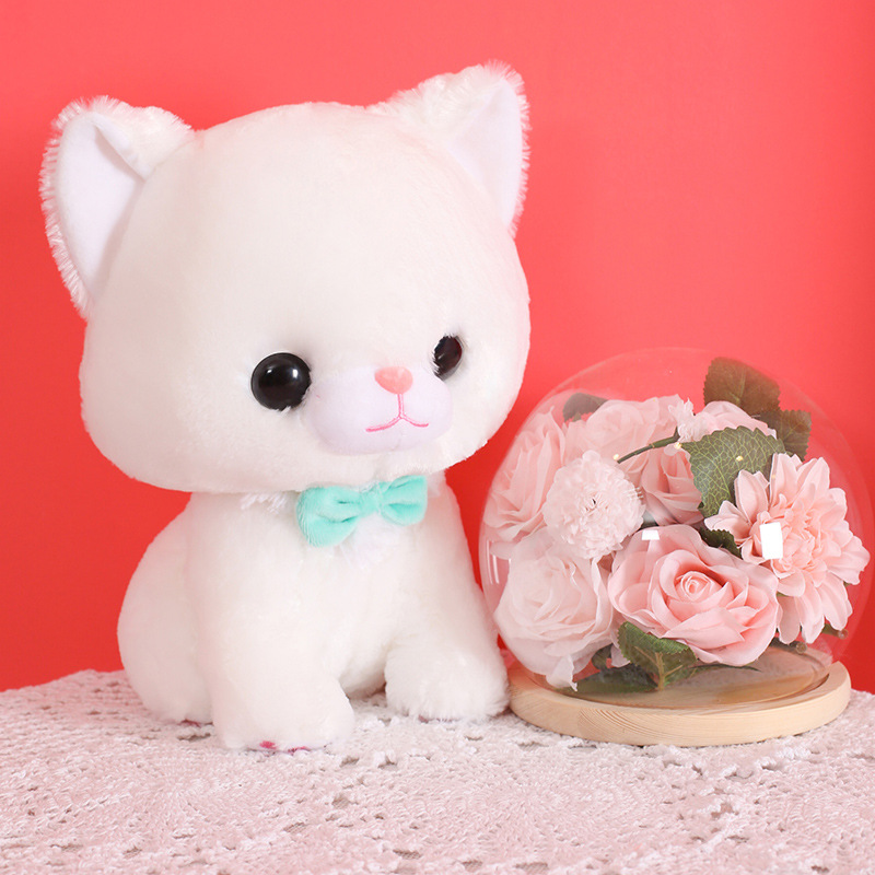 Picture of Cute Sitting Posture Rice Cake Milk Cat Plush Toy Doll Cat Series Doll Cross-border Plush Toy