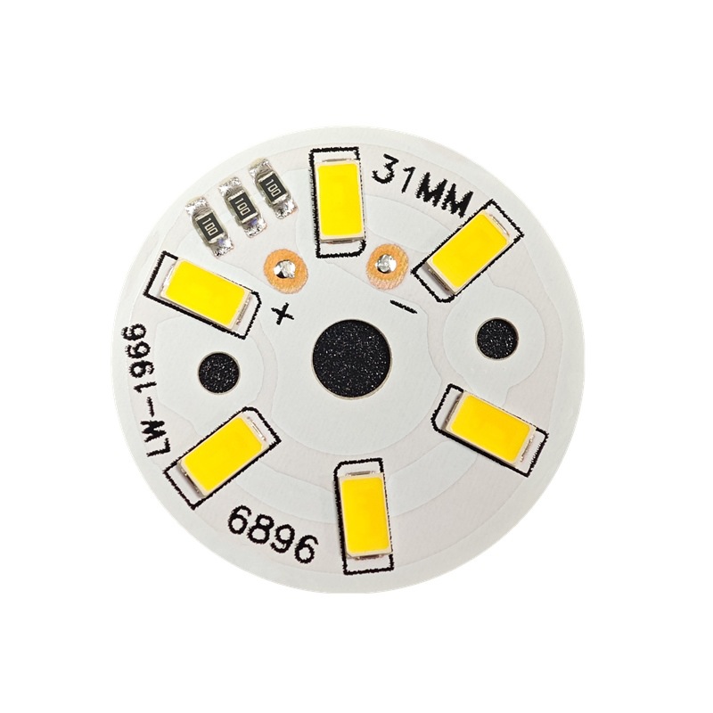 Picture of 5V lamp board beech wood solid wood low pressure lamp Board 5V lamp bead led light source board 3W White warm two-color variable light free drive