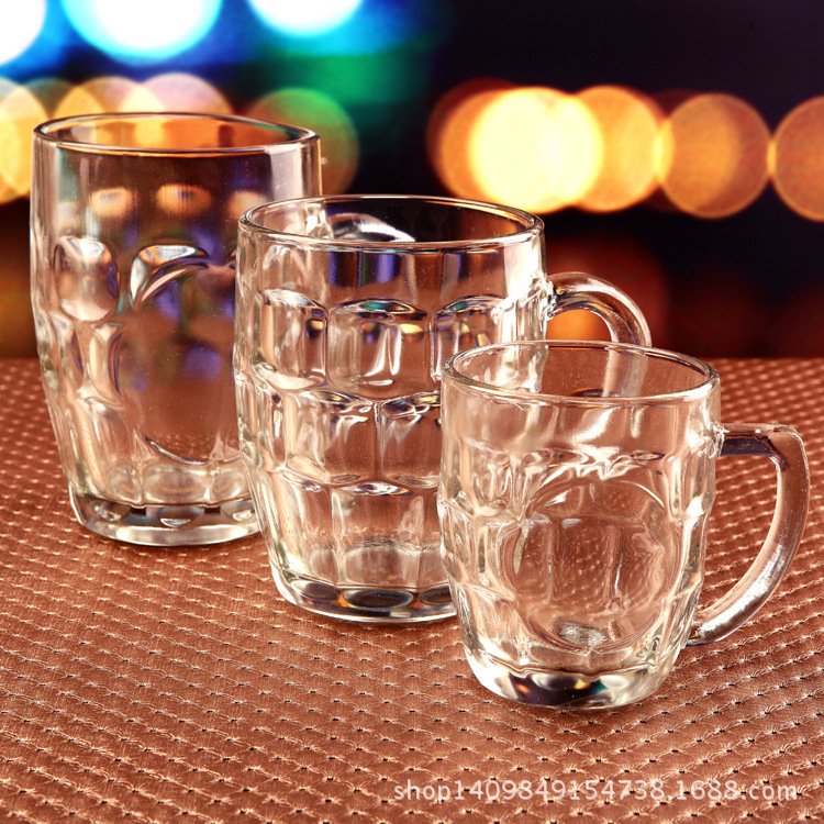 Picture of Thickened lead-free glass ZB01-300 pineapple beer cup draft beer cup KTV hotel special advertising gift cup
