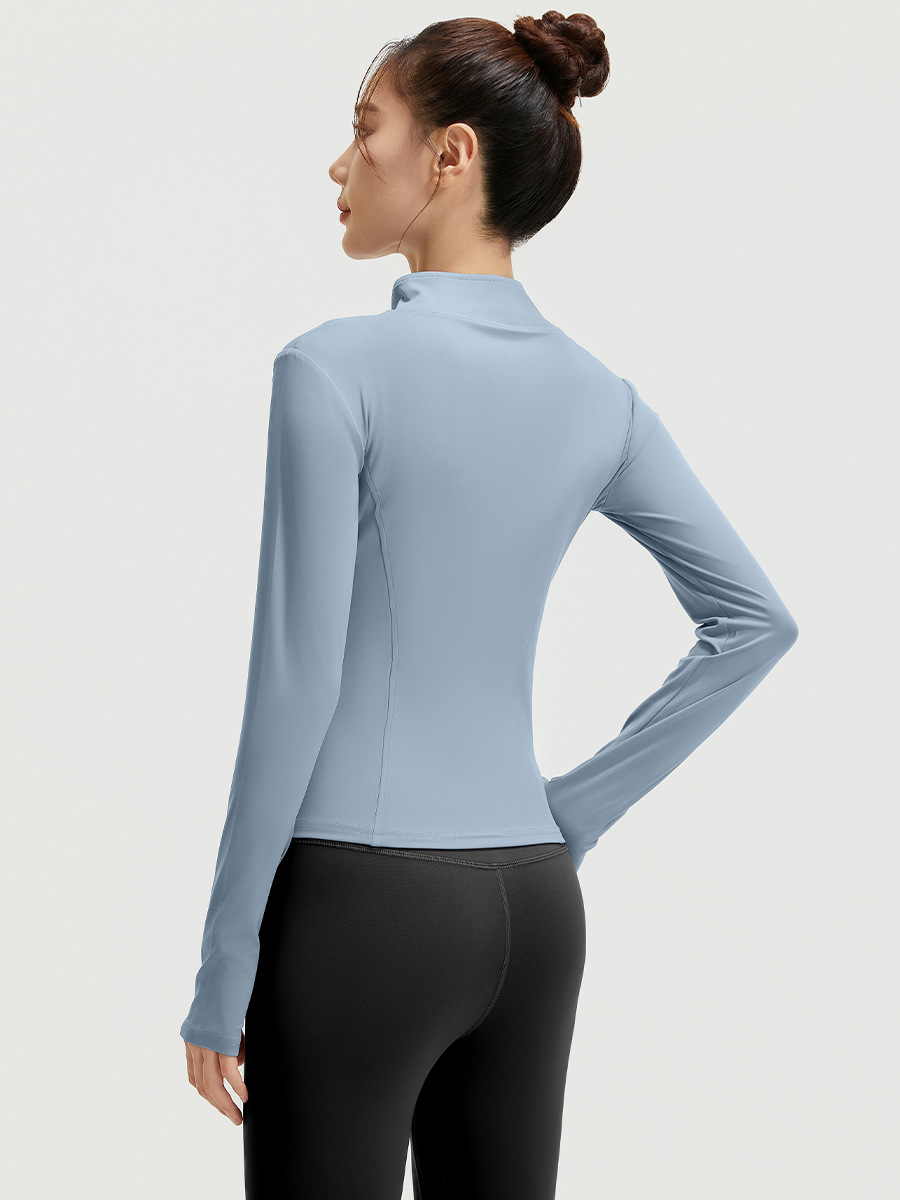 Picture of Juyitang's New Nude Yoga Jacket Slimming Breathable Running Fitness Sports Jacket for Women