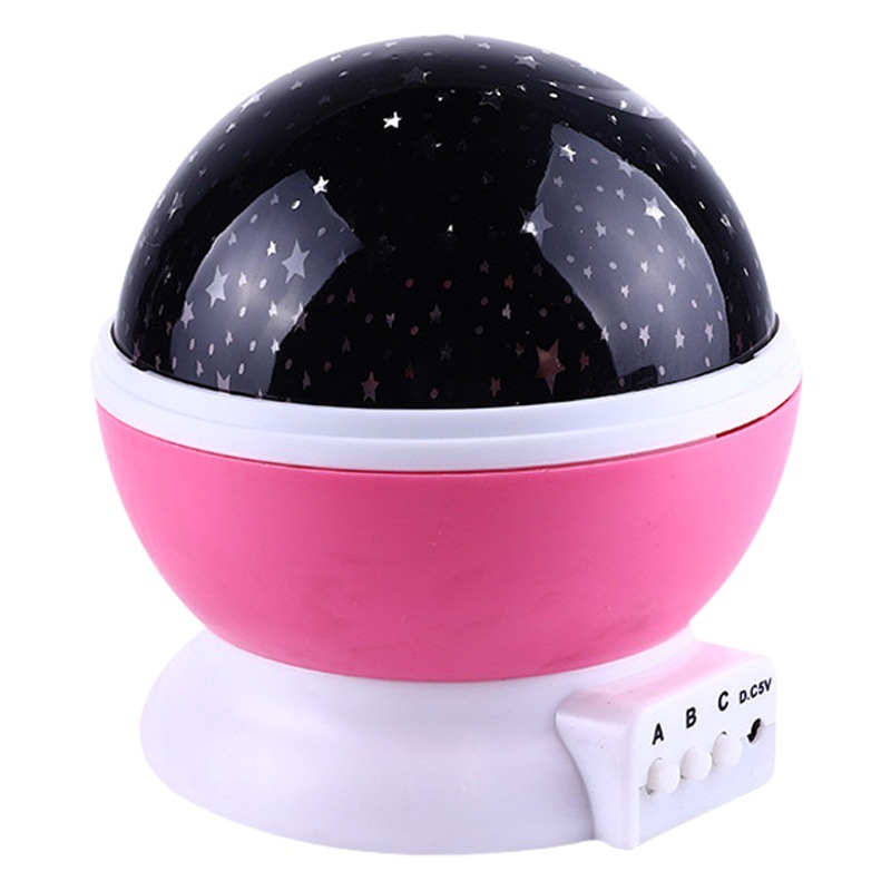 Creative Dream starry sky projection lamp rotatable luminous Toy USB bedroom Night Lamp Lamp Moon star projection