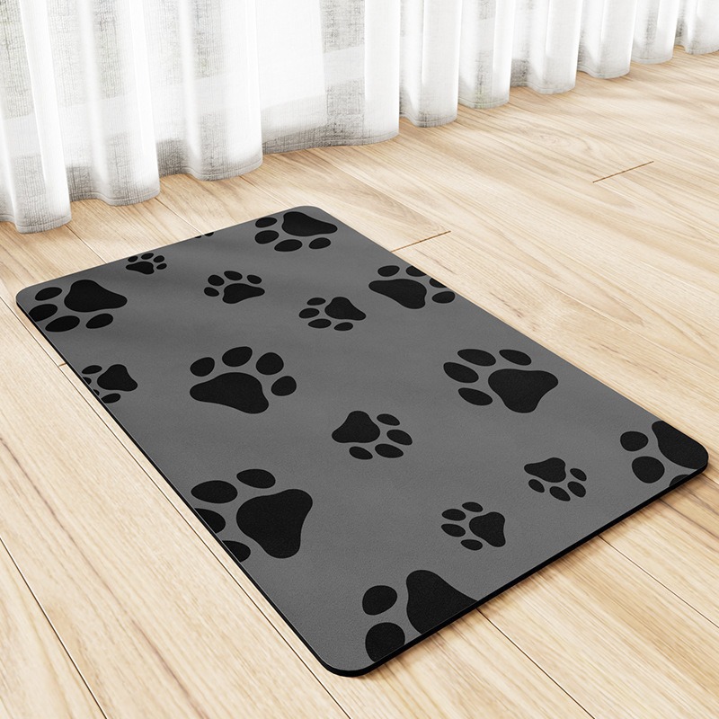 Pet Mat Diatom Mud Style Mat Dog Feeding Mat Waterproof Non-Slip Mat Dog Sleeping Mat