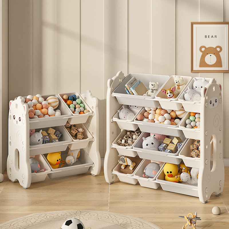 Children's Storage Cabinet Living Room Wall Drawer Type Capacity Classification Multi-Layer Storage Rack Baby Storage Cabinet Toy