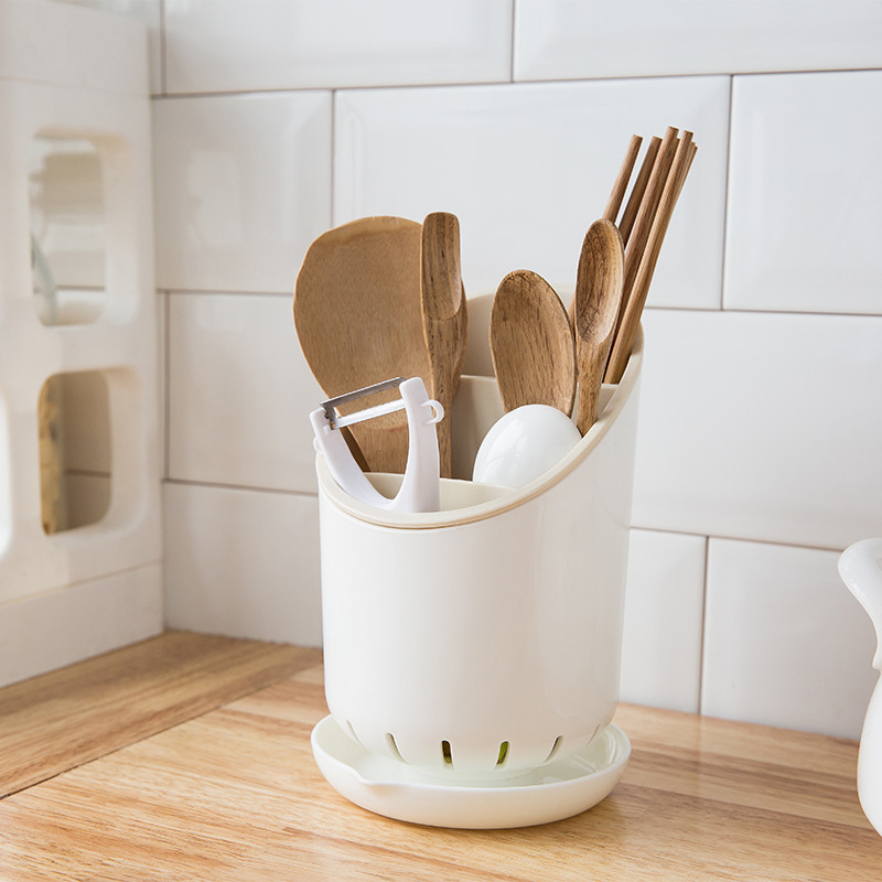 Picture of Chopsticks cage storage rack draining multifunctional tableware basket storage box household kitchen barrel spoon artifact
