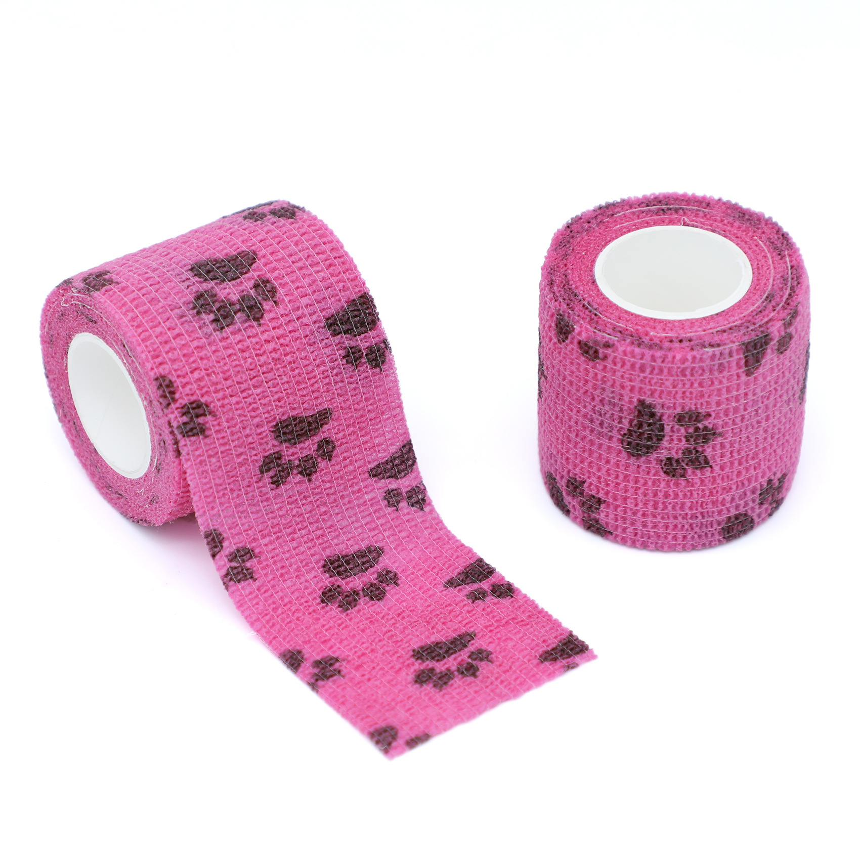 Picture of Factory wholesale non-woven self-adhesive elastic elastic bandage sports protection ankle pet print finger bandage