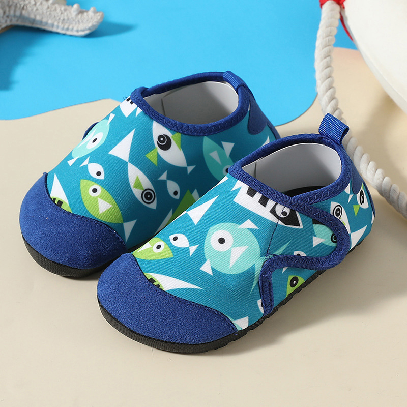 Picture of Children's water park Baby Beach socks non-slip diving shoes snorkeling socks swimming shoes drifting soft shoes wading shoes socks