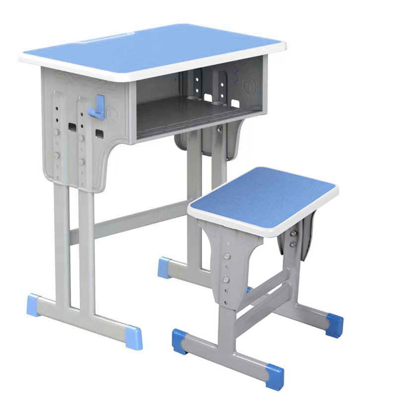 Picture of School Desk and Chair Training Desk Study Desk Children's Desk Single Training Desk Liftable Student Desk and Chair