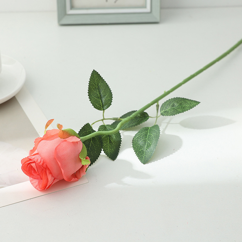Picture of Cross-Border Supply Velvet Rose Home Decoration Wedding Bouquet Gothic Halloween Black Rose Simulated Rose