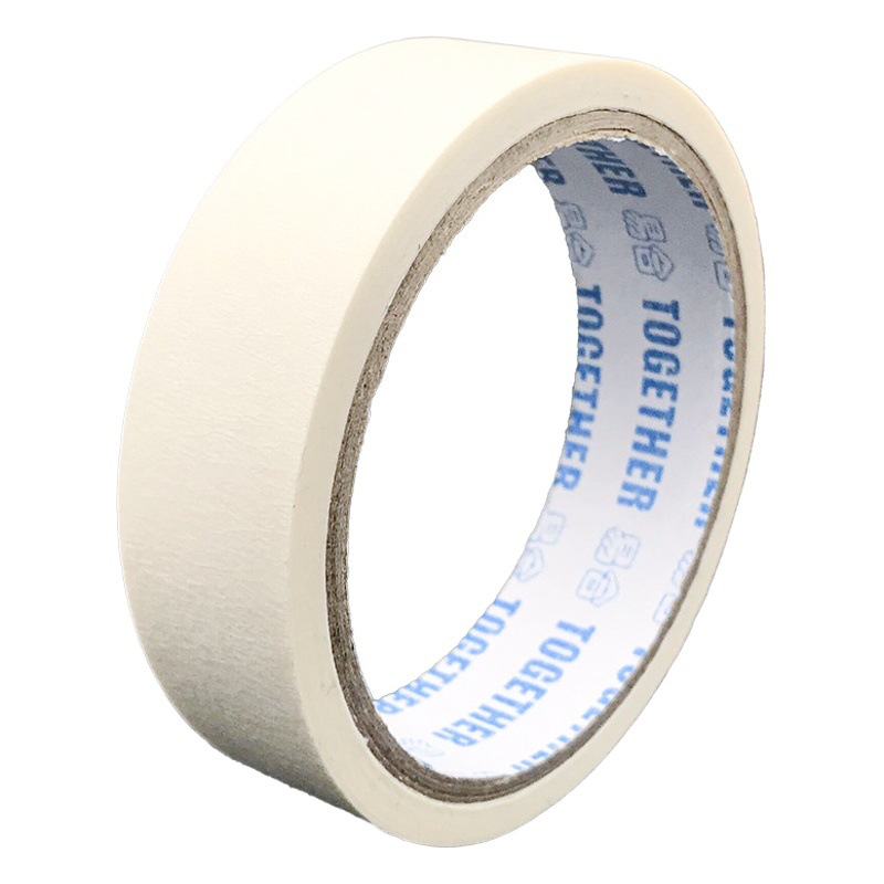 Masking paper tape white spray paint exterior wall decoration cover protection crepe paper weak sticky seamless beauty seam