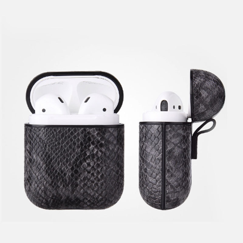 Picture of Cross-border trend PU leather wireless Bluetooth earphone case protective cover fashion drop-resistant suitable for Apple Airpod