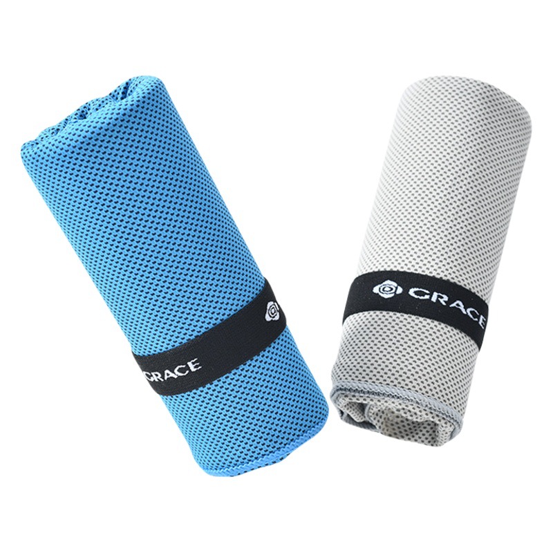 Jieliya Sports Towel Sweat Absorbing Fitness Cold Feeling Towel Quick Cooling Quick Drying Sweat Wiping Running Yoga Sweat Towel