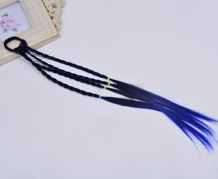 Picture of Hot Selling Colorful Wig Braids Gradient Color High Temperature Silk Braids Wig Hair Band Wholesale