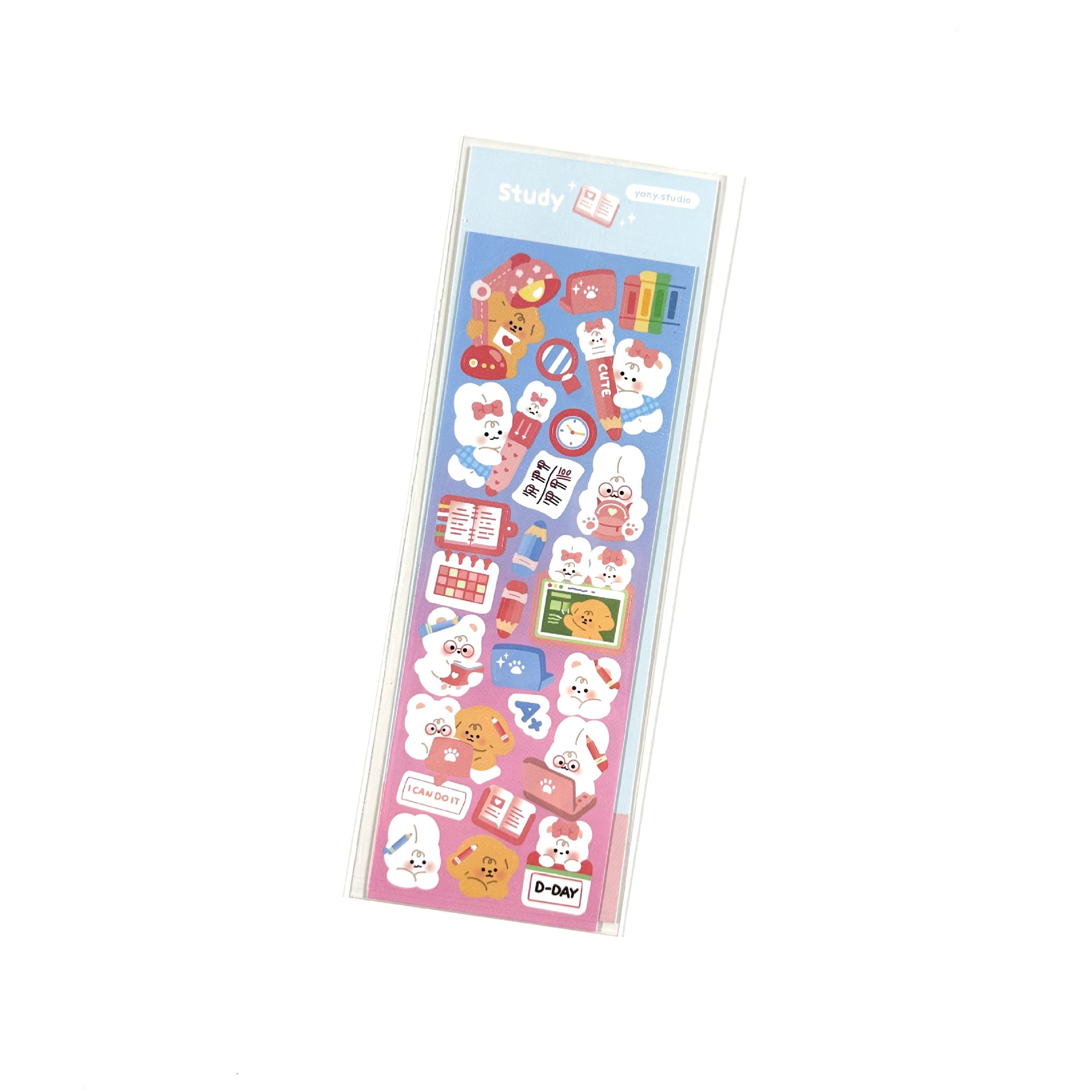 Picture of South Korea explosions cute cartoon animal stickers ins Korean goo card hand account diy laser creative stickers wholesale