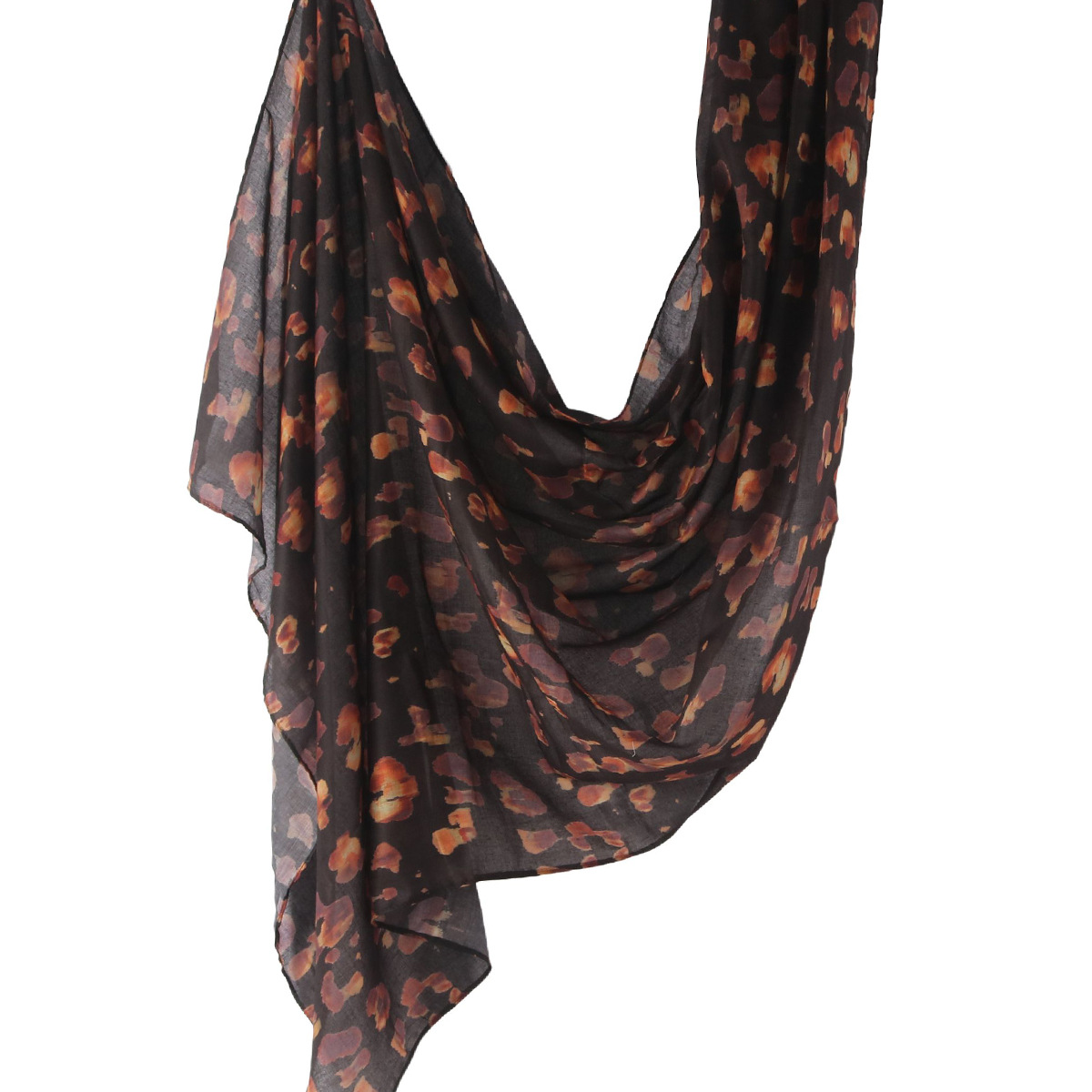 Picture of Best-Selling Watercolor Tie-Dye Cotton Scarf Arabian Satin Polyester Long Scarf Turkish Middle Eastern Scarf
