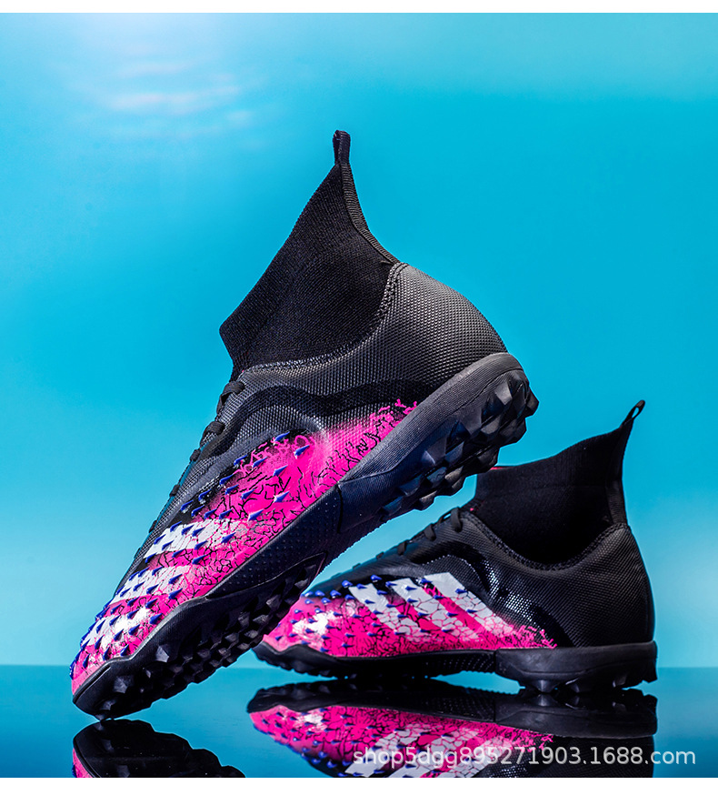 Picture of Cross-border plus size genuine goods high-top football shoes new wholesale men's training shoes student football shoes broken nail shoes women