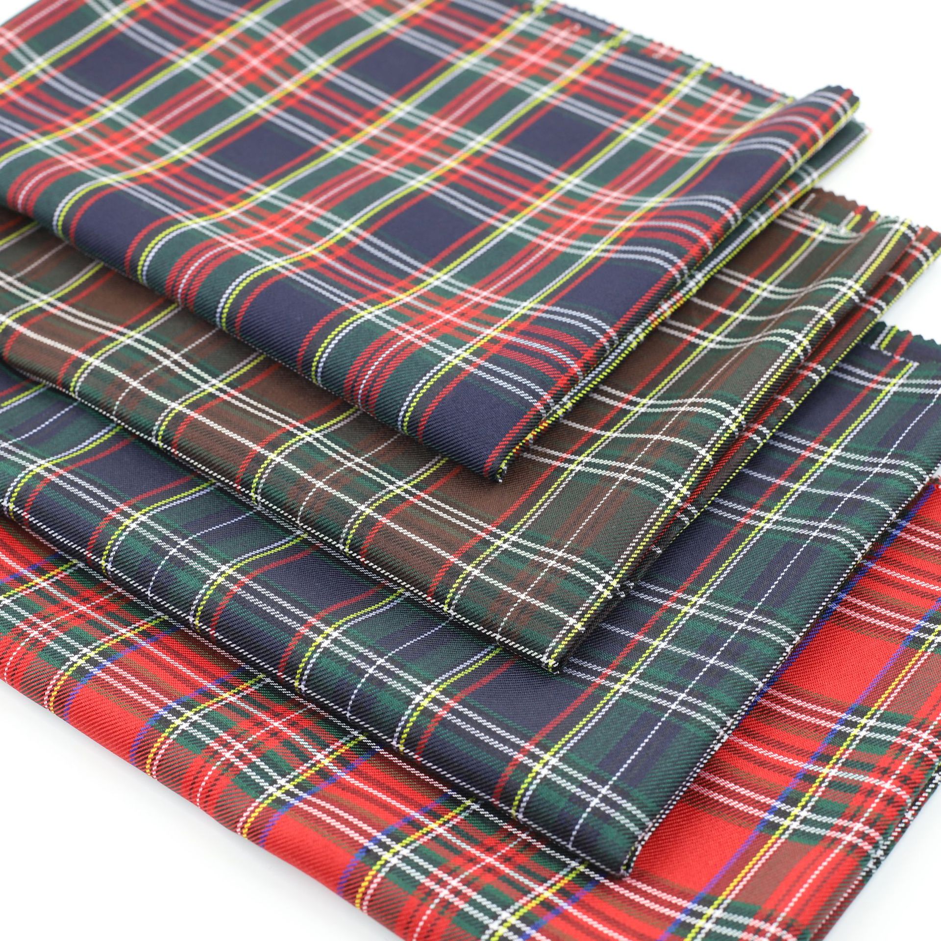 Spot supply of polyester yarn-dyed fabric Suglange school uniform clothing fabric British style Japanese JK uniform campus fabric