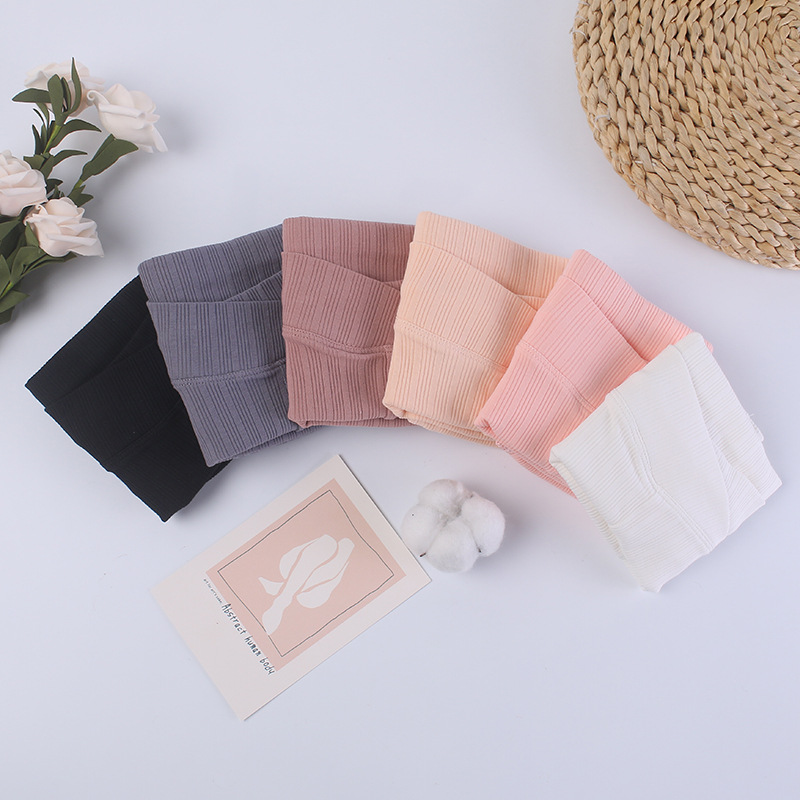 Picture of Pregnant Women's Safety Pants, Anti-Exposure, Threaded Lace, Pure Cotton, Low-Waisted, Thin Bottoming Boxer Briefs, Two-In-One