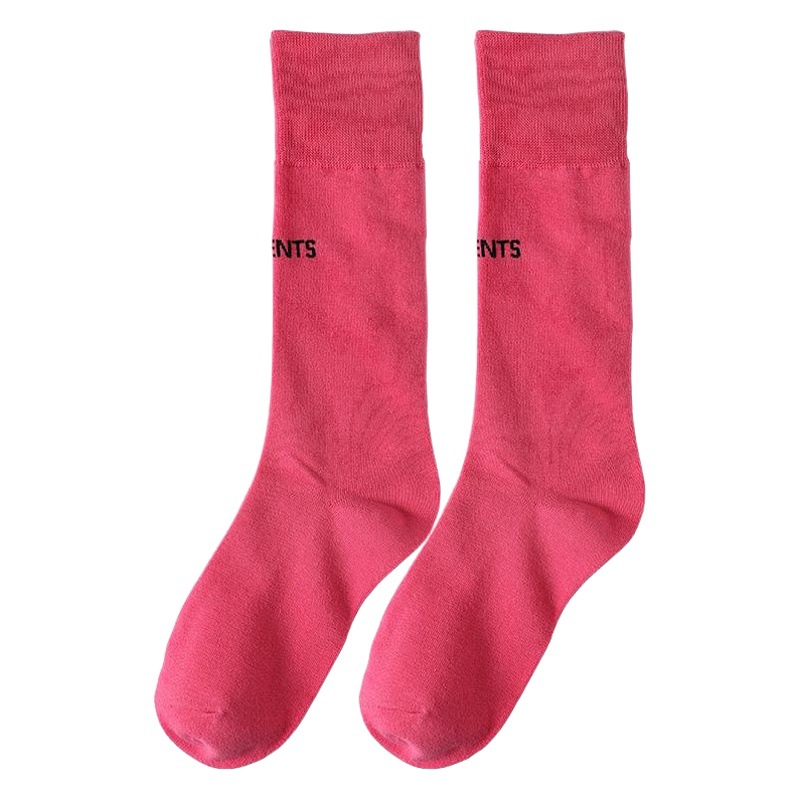 Socks Women's Summer Thin Cotton Socks Mid-length Stacks Stacks Stacks Women's Spring and Autumn Korean Style Academic Style Japanese Purple Stocking Trendy
